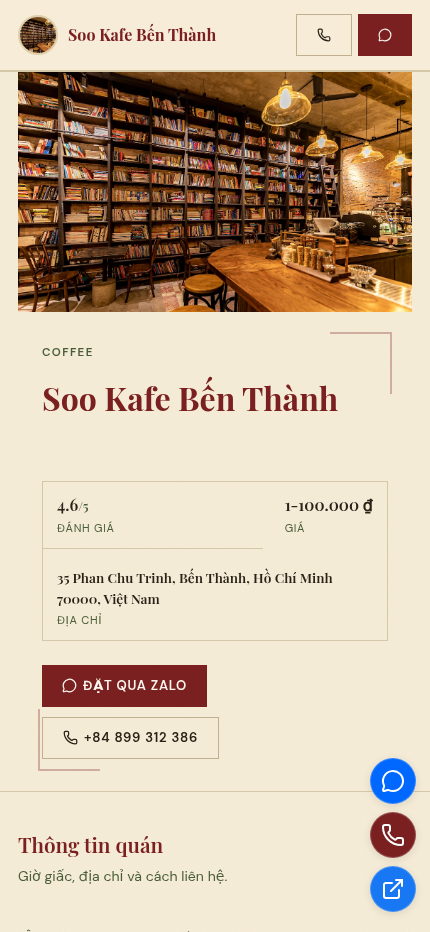 Template Café Vintage