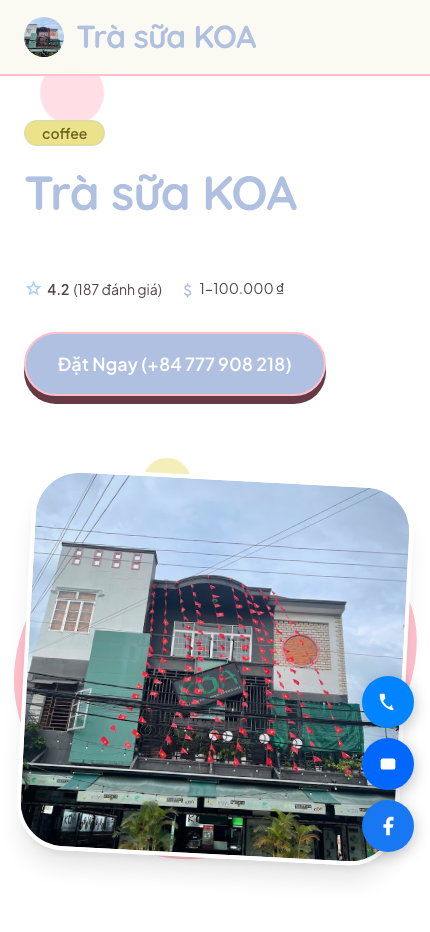 Template Trà Sữa 3